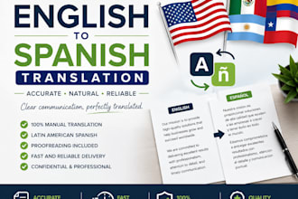 translate english to flawless spanish