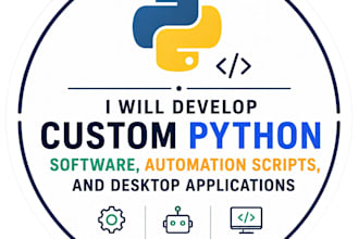 custom python software and automation scripts