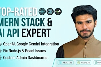 do ai API integration and custom dashboard in react js