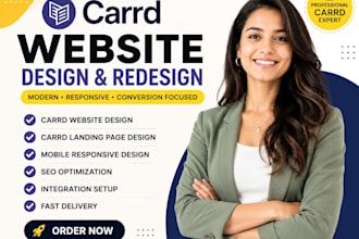 design carrd website, carrd landing pages, carrd co, redesign carrd website