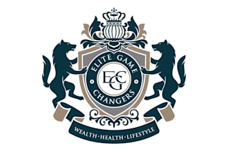 design luxury heraldic, coat of arms logo