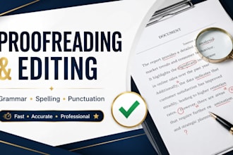 proofread and edit your english documents