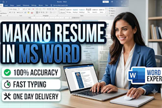 do professional resume , CV , bio data