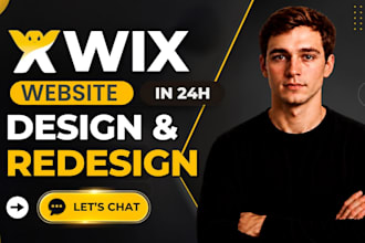 build a premium wix website for your business or online store, redesign wix site