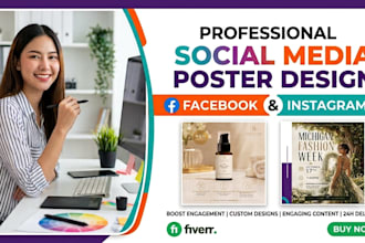 design professional flyers desing for facebook and instagram