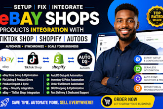 setup fix ebay shops products integration with tiktok shop shopify autods