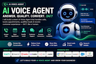 build ai voice agent, ai receptionist, vapi ai calling agent
