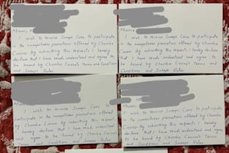 handwrite letters cards and envelopes