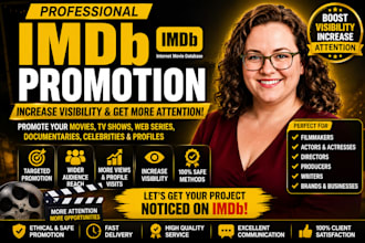 boost your imdb starmeter with imdb page promotion to improve starmeter rank