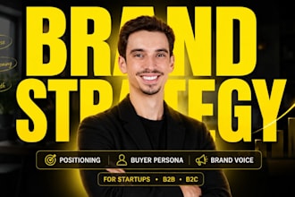 create your brand strategy, positioning and marketing plan