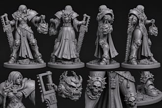 create a hyper realistic 3d characters