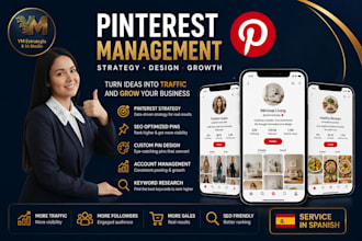 pinterest account management and strategy for business growth