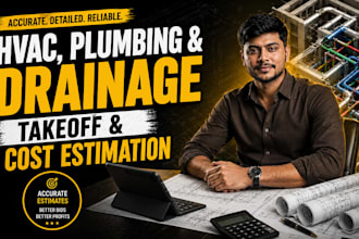 do accurate hvac plumbing  drainage takeoff and cost estimation