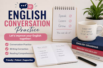 help you improve your english by chatting through texts