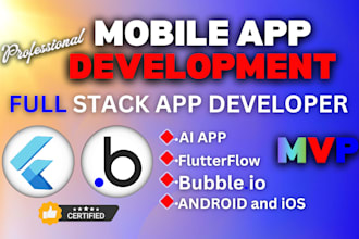 do mvp no code app, bubble app, flutter app development, wordpress to mobile app