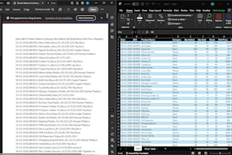 convert PDF, word and images into excel professionally