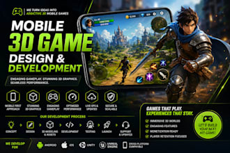 do mobile 3d game design and development