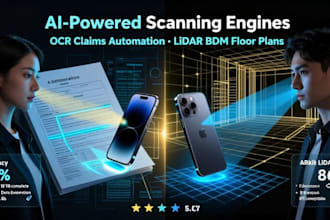 build ios lidar bim floor plan scanner, ai insurance ocr claims app