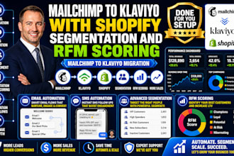 migrate mailchimp to klaviyo with shopify segmentation and rfm scoring klaviyo