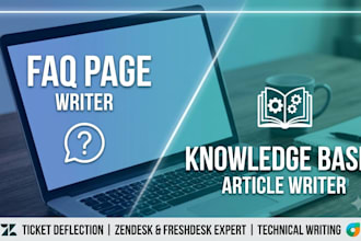 write knowledge base articles, faqs, and sops