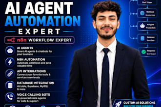 develop custom ai agents,ai agent automation workflow n8n