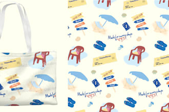 create customized pattern illustration