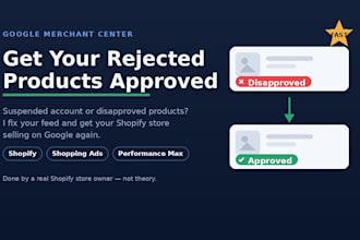 fix google merchant center disapproved products on shopify