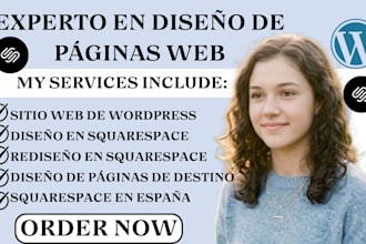diseño de páginas web en wordpress páginas de aterrizaje en squarespace