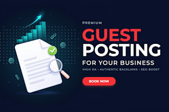 publish high authority guest posts for SEO backlinks