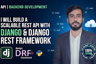 develop a python django rest API for your web or mobile app