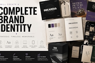 create a luxury brand identity with logo, colors, and brand guidelines
