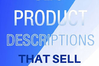 write seo products description for shopify amazon etsy