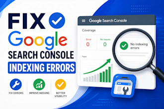 fix google search console indexing errors