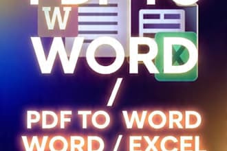 bangla and english PDF to word typing