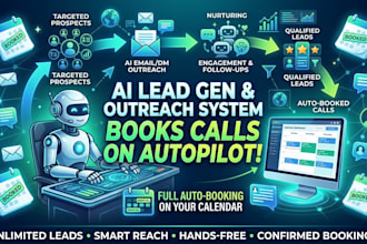 build an ai lead generation and outreach system that books calls on autopilot