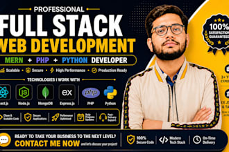 build a mern stack web application for your business