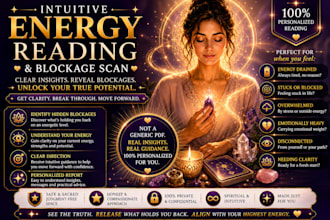 read your energy and identify energetic blockages