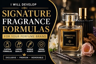 develop luxury signature fragrance formulas for your perfume brand