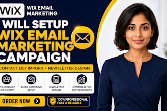 setup wix email marketing campaign wix contact list import newsletter design
