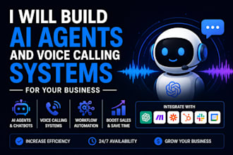 build ai voice agent, ai chatbot and workflow automation