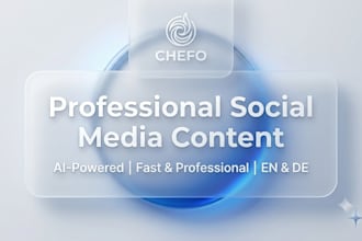 write professional social media content for your business using ai