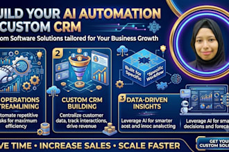 build ai automation and custom CRM software for your business