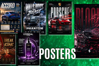 design ai generated logo, posters, brand identity, etc