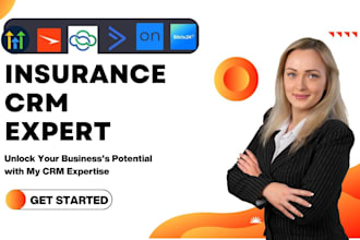insurance CRM sales funnels gohighlevel activecampaign ontraport bitrix24 vtiger