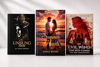 design book cover design romance dark romance fantasy book cover design for KDP