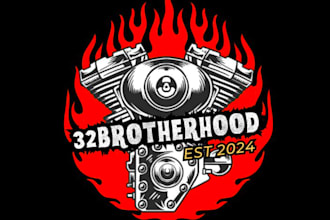 make vintage garage motorcycle club logo badge