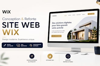 refonte d un site web wix, conception d un site web wix, configuration de wix