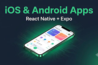 develop a cross platform mobile app with react native and expo