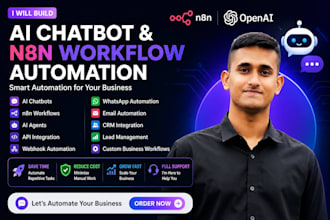 build ai chatbot and n8n workflow automation