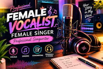 female vocalist female pop edm singer female rapper and melody songwriter